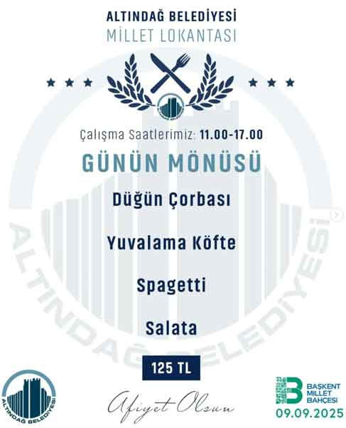 Dışarıda 3 katı para ödemeyin! Ankaralılara güzel haber 125 TL oldu