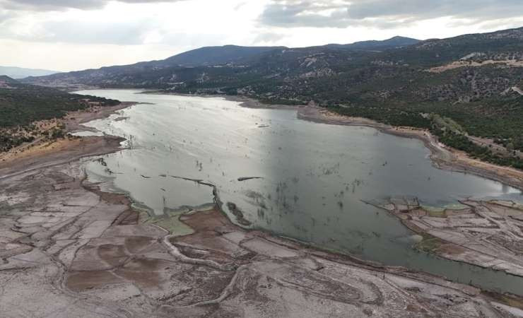 Kızılcahamam'da Doğanözü Barajı'nın son durumu alarm veriyor