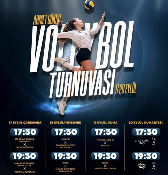 Ankara’da voleybol şenliği başlıyor