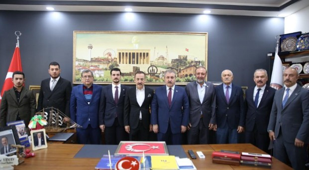 Mustafa Destici'den AHİD Genel Başkanı Hilmi Yaman'a ziyaret!