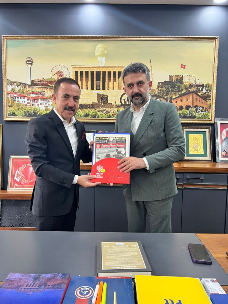AKK Başkanı Yılmaz, AHİD Başkanı Yaman'ı ziyaret etti - Resim : 2
