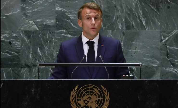 Macron Fransa'nın Filistin'i devlet olarak resmen tanıdığını duyurdu