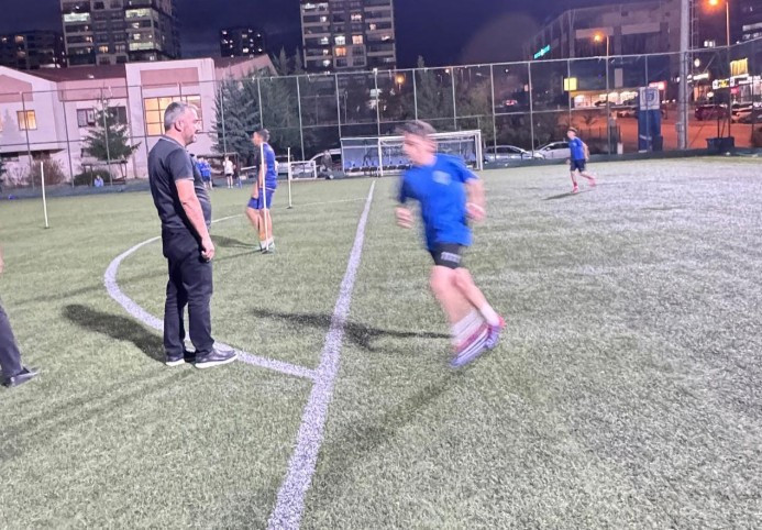 Pursaklar Belediye Başkanı Çetin'den sporculara moral ziyareti