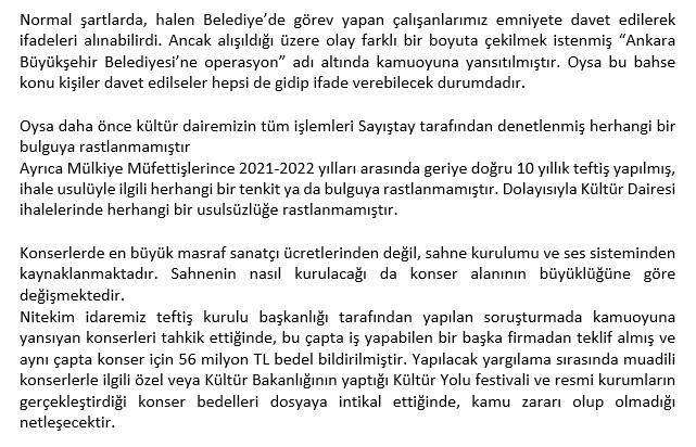 ABB Başkanı Yavaş'tan soruşturma açıklaması: Olayı bambaşka bir yere götürmeye çalışıyorlar!