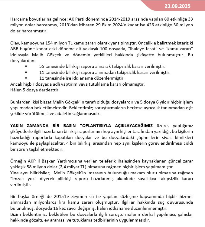 ABB Başkanı Yavaş'tan soruşturma açıklaması: Olayı bambaşka bir yere götürmeye çalışıyorlar! - Resim : 2