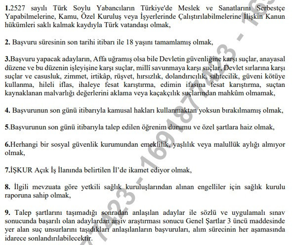 OGM, Ankara'da eski hükümlü ve engelli daimi işçi alacak!