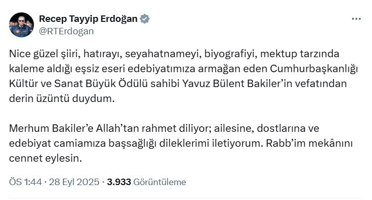 Yavuz Bülent Bakiler kimdir, neden öldü, cenaze töreni nerede, ne zaman?