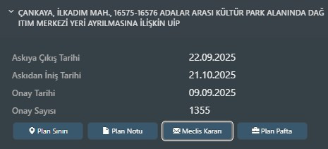 Ankara Büyükşehir Belediyesi'nden Yenimahalle, Çankaya, Mamak ve Etimesgut'ta imar planı değişikliği - Resim : 2