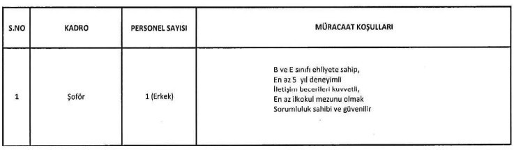 ABB Metropol İmar geçici şoför alımı yapacak - Resim : 2