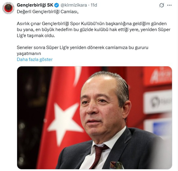 Son Dakika: Gençlerbirliği Başkanı Osman Sungur görevinden istifa etti!