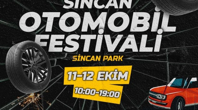 Sincan Belediyesi'nin düzenlediği Otomobil Festivali'nde adrenalin dolu anlar yaşandı