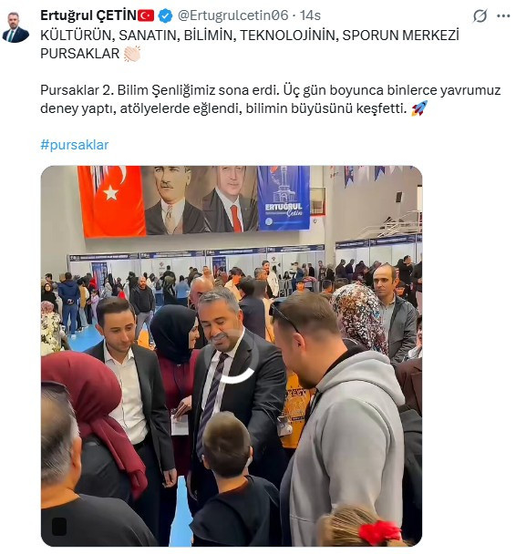 Pursaklar Belediyesinin bilim şenliği yoğun katılımla final yaptı - Resim : 2
