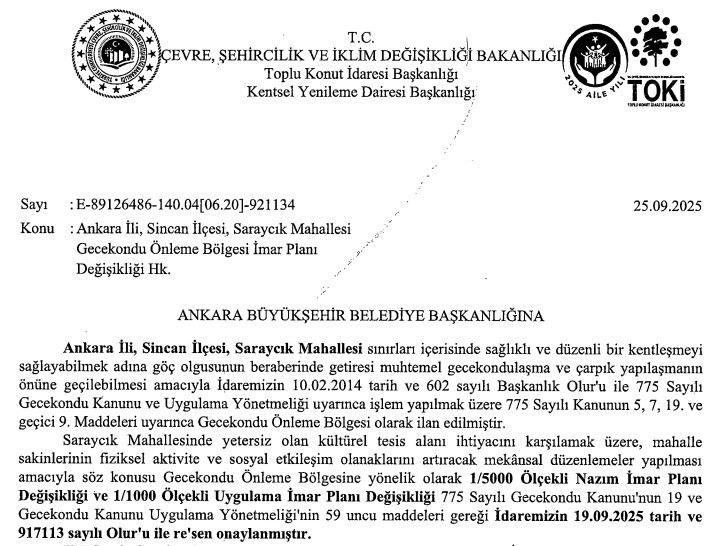 ABB duyurdu: Çankaya, Sincan, Etimesgut ve Yenimahalle'de imar planı değişiklikleri askıya çıktı - Resim : 4