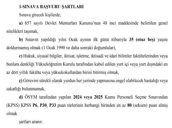 Ankara'da 38 Cumhurbaşkanlığı Raportör Yardımcısı alınacak