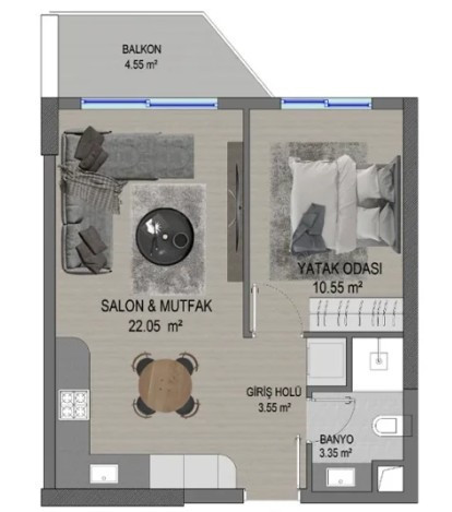 Mega 1453 Projesi, konut ve ticari alan seçeneklerini aynı yapıda buluşturuyor! - Resim : 2