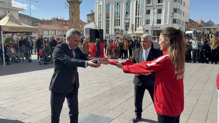 Atatürk'ün Yozgat'a gelişinin 101. yıl dönümü kapsamında tören düzenlendi - Resim : 2