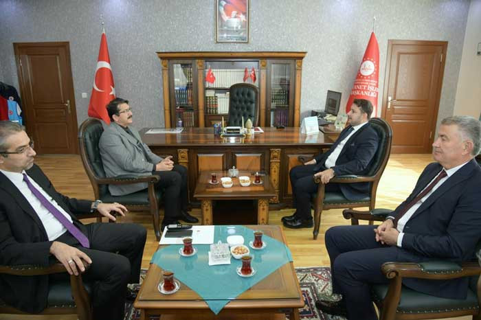 Kahramankazan Belediye Başkanı Çırpanoğlu'ndan müftü Abdullah Yalman'a ziyaret!