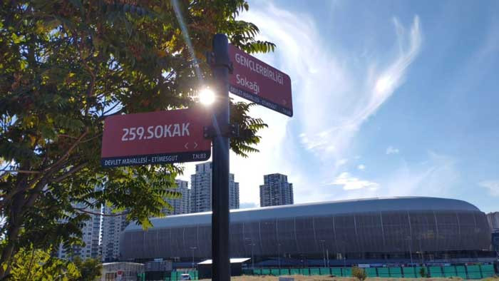 376. Sokak artık Gençlerbirliği Sokağı!
