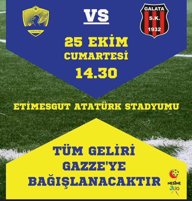 Karalar İnşaat Etimesgut Spor Kulübü tribün gelirini Gazze’ye bağışlayacak - Resim : 2