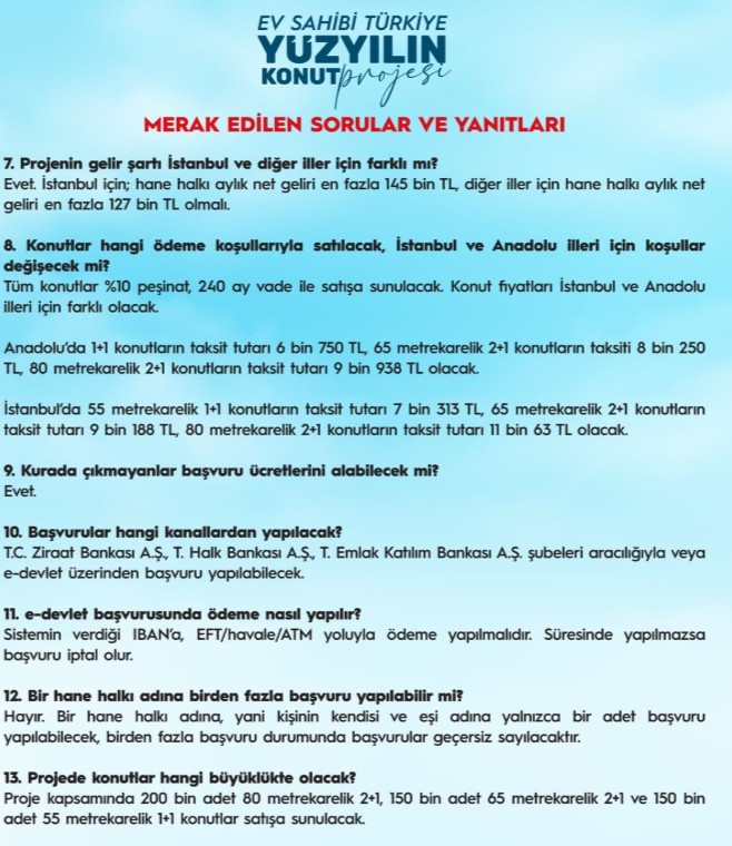 Bakan Kurum, 500 bin sosyal konut projesinde merak edilenleri açıkladı - Resim : 2