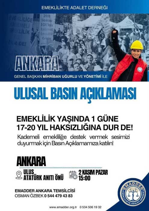 EMADDER mağdurları Ankara'da eylem yapacaklarını duyurdu