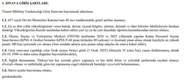 Ticaret Bakanlığı ve TÜİK Ankara'da personel alacak!