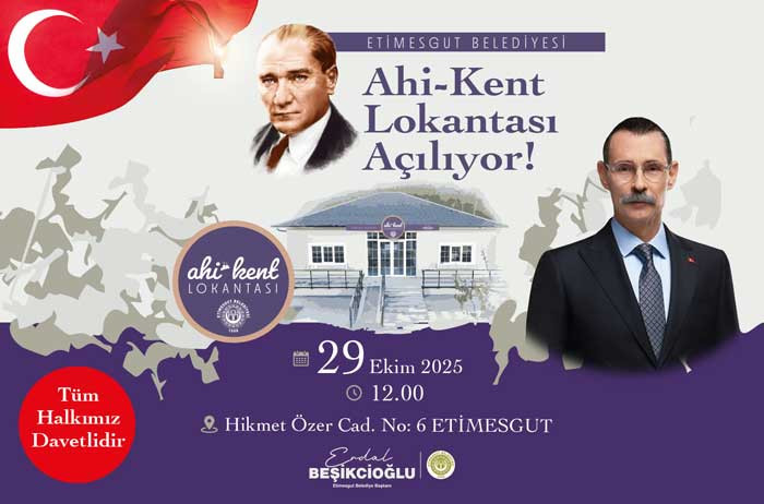 Etimesgut Belediyesi’nin Ahi-Kent Lokantası hizmete açıldı: 4 çeşit yemek 80 TL