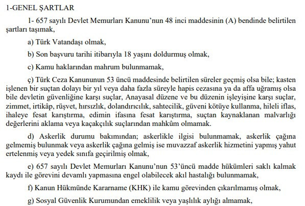 Göç İdaresi Ankara'da KPSS puanıyla personeller alacak