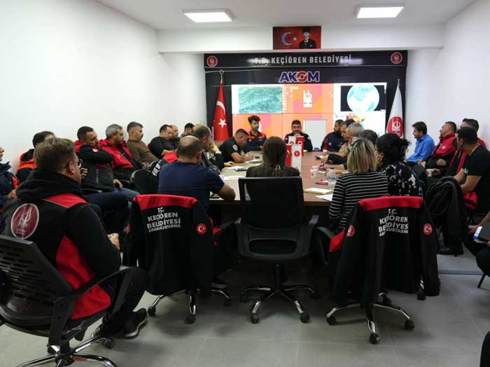 Keçiören Belediyesi KEÇ-TİM ekibine, AFAD Akreditasyon Eğitimi verildi - Resim : 4