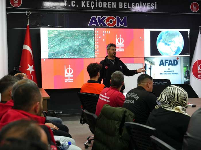 Keçiören Belediyesi KEÇ-TİM ekibine, AFAD Akreditasyon Eğitimi verildi - Resim : 2