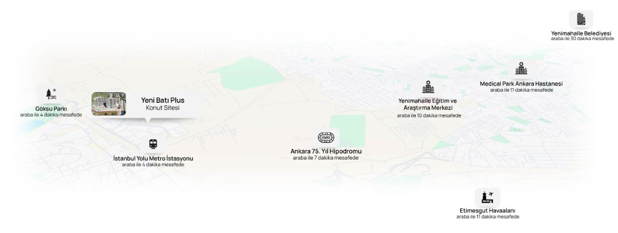 Ankara'nın en gözde konut ve yatırım bölgesinde yükselen değer: Yeni Batı Plus - Resim : 2