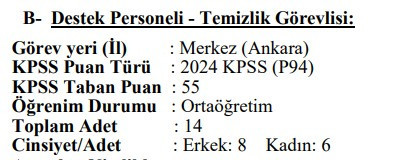 ODTÜ 22 sözleşmeli personel alımı yapacak - Resim : 2