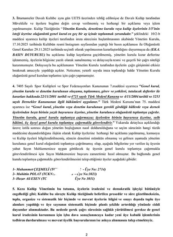 Gençlerbirliği’nde kongre süreci yargıya taşındı, Çağrı Çetin başkanlığa aday olduğunu açıkladı - Resim : 2