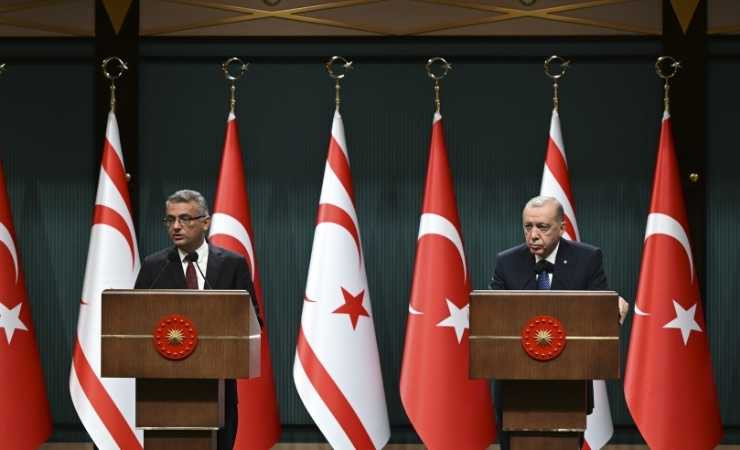 Cumhurbaşkanı Erdoğan: Kıbrıs'ta iki devletin bir arada var olması en gerçekçi çözüm