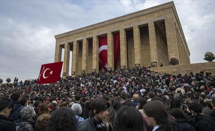 10 Kasım'da Anıtkabir'deki ziyaretçi rekoru Yandex Maps verilerine yansıdı