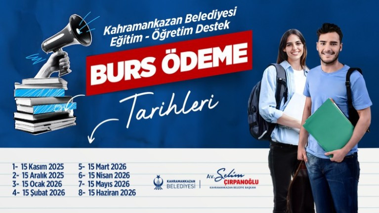 Kahramankazan Belediyesi burs ödeme tarihlerini açıkladı