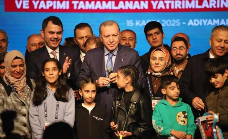 Cumhurbaşkanı Erdoğan: Saatte 23, günde 550 yeni konut inşa ediyoruz