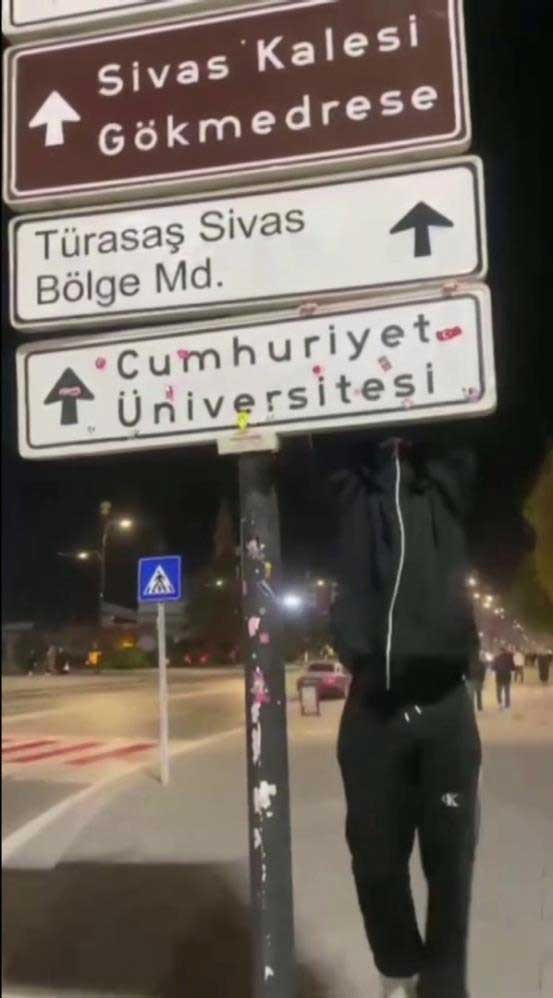Ankara'da başlayan tabela akımı Sivas'a sıçradı!