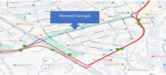EGO bazı hatlarda zorunlu güzergah değişikliği yapıldığını duyurdu - Resim : 2