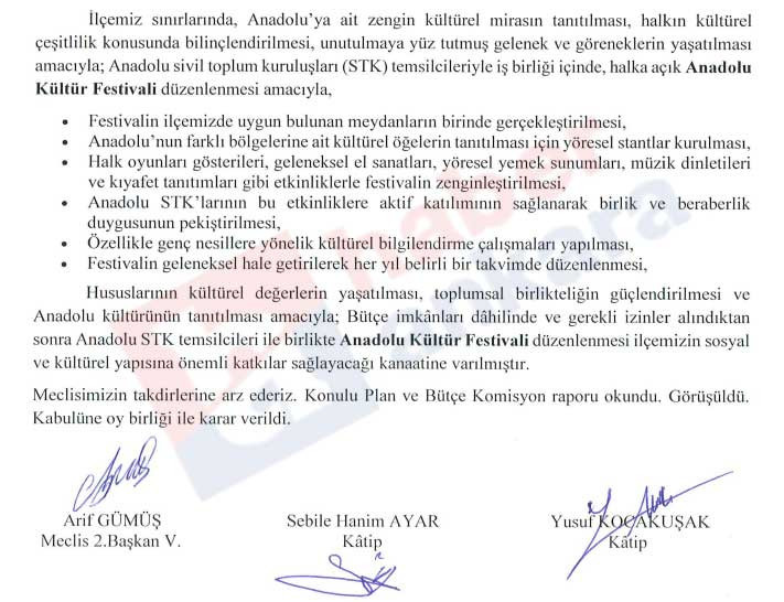 Pursaklar Belediyesi, Anadolu Kültür Festivali düzenleyecek!