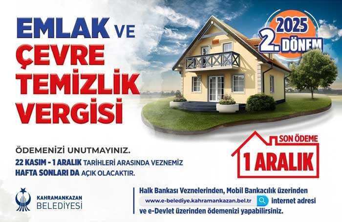 Kahramankazan Belediyesi  evi, işyeri ve arsası olanlara duyurdu: 1 Aralık son!