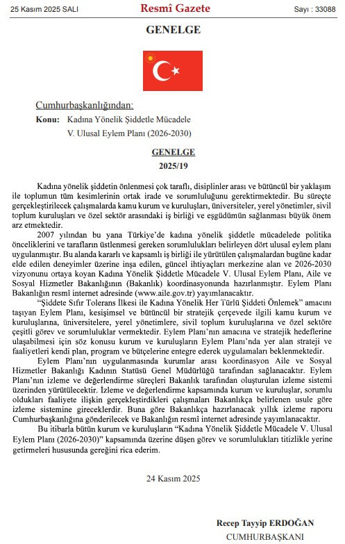 Kadına yönelik şiddetle mücadelede yeni dönem başlıyor