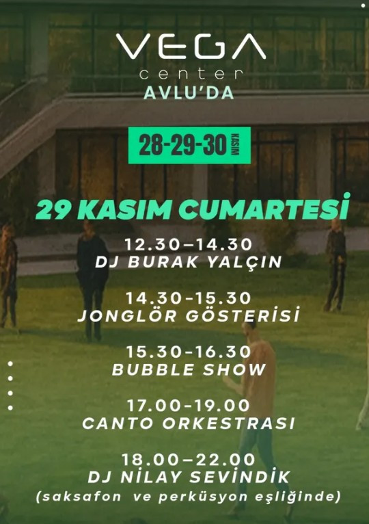 Vega Center açılış programı belli oldu! Canlı müzik, dj performansı, çocuklar için etkinlikler ve bilim gösterisi - Resim : 3