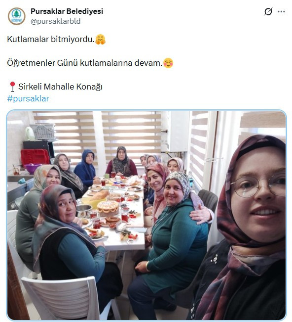 Pursaklar Belediyesi'nde Öğretmenler Günü kutlamaları devam ediyor