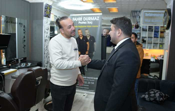 Kahramankazan Belediye Başkanı Çırpanoğlu esnaf ziyaretinde bulundu - Resim : 2