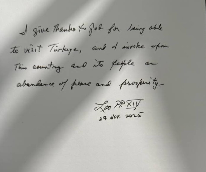 Vatikan Devlet Başkanı Papa 14. Leo Anıtkabir'de! - Resim : 2