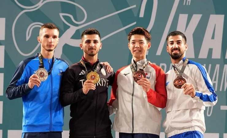 Dünya Karate Şampiyonasını Türkiye 5 madalya ile tamamladı