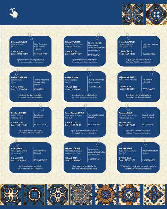 Altındağ Belediyesi, Aralık ayı etkinlik takvimini açıkladı!