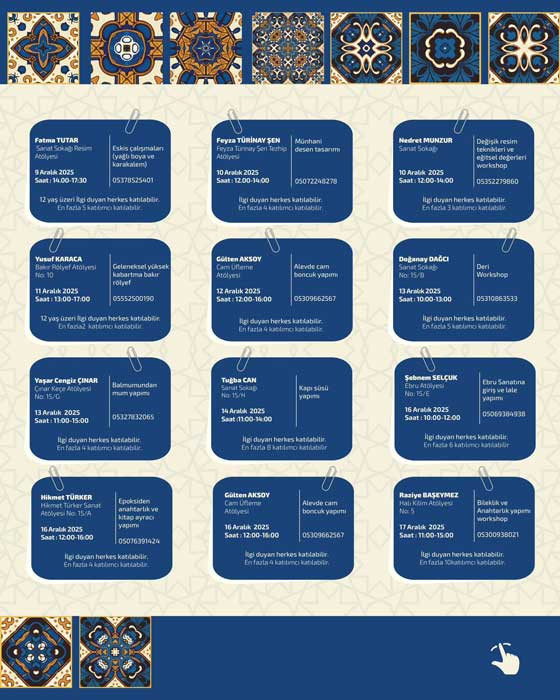 Altındağ Belediyesi, Aralık ayı etkinlik takvimini açıkladı! - Resim : 2