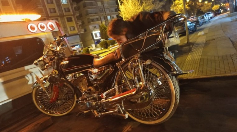 Çubuk'ta 11 ayda yapılan denetimlerde 195 motosiklet trafikten men edildi